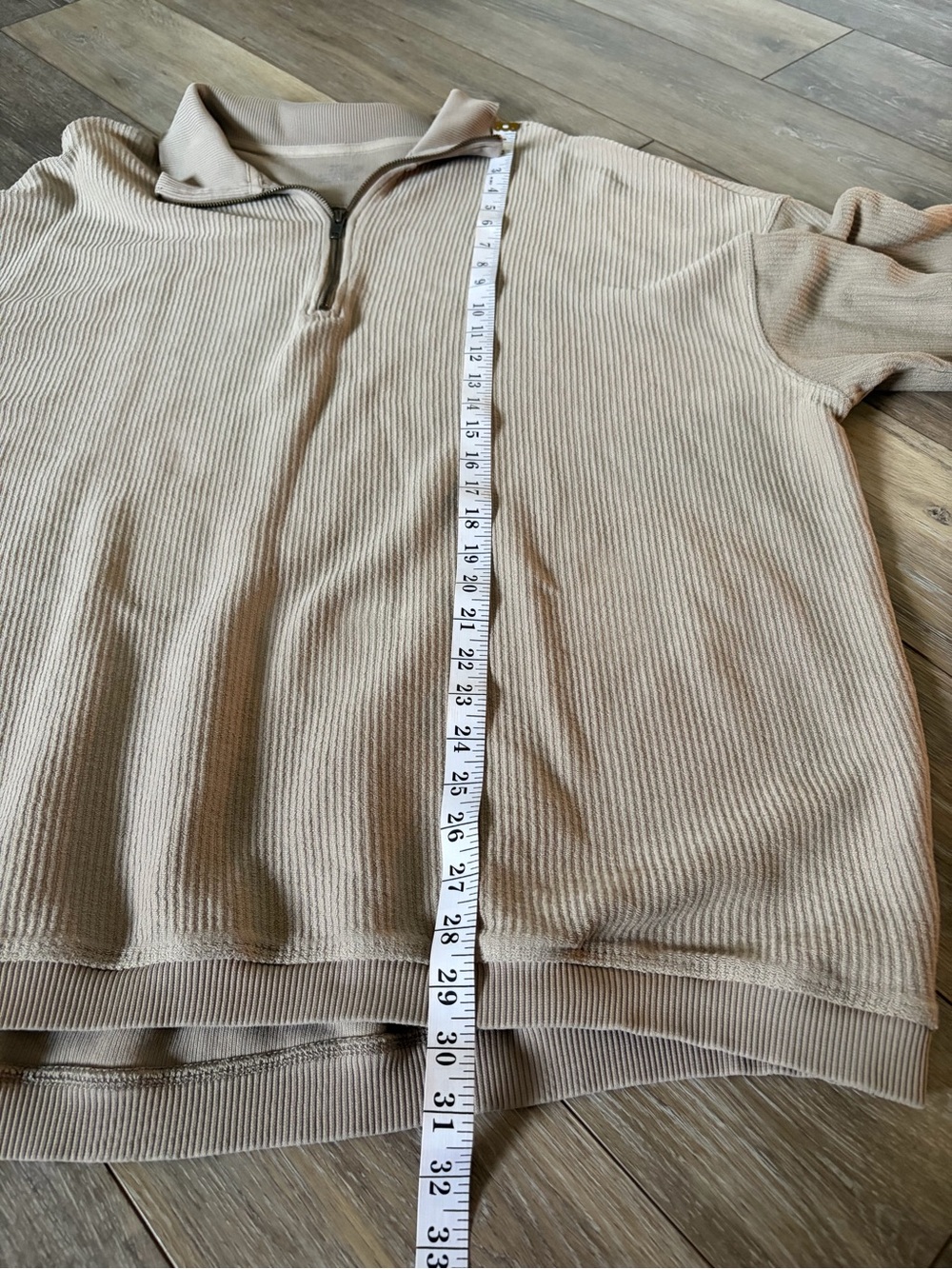 Aerie Oversized Ribbed Quarter-Zip Pullover - Picture 7 of 7